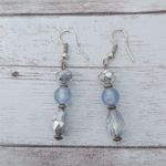 Blue Tones Dangle Earrings for Pierced Ears Photo 0