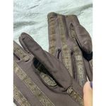 Vintage Brown Leather & Wool Lined Gloves For Men Photo 3