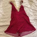 Urban Outfitters Polka Dot Red  romper Photo 3