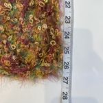 Handmade Soft Colorful Knit Scarf EUC OS Fuzzy Soft Boucle Photo 5