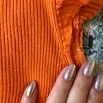 Ralph Lauren Lauren by ribbed knit silk ruffle neck short sleeve sweater top Photo 7