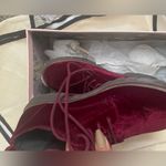 Coolway  Deep Red Velvet Shoes Photo 6