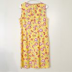 Sag Harbor Vintage Sag Harbour Petites Yellow Cottagecore Floral Plaid Summer Dress Photo 7