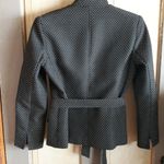 Studio I  Zipper Blazer Black and White Photo 2