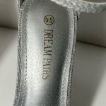 Dream Paris Dream Pairs Karrie Silver Sparkle Stiletto High Heels Size 9.5 Photo 3