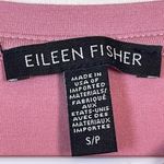 Eileen Fisher  Rose Pink Shirt Dress Boxy Sleeves Mid-Length Small EUC #0566-OC Photo 4