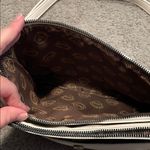 White Mountain  Elegant White Shoulder Bag With Multiple Zipper Compartments NWOT Photo 6