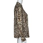 Banana Republic  Shirt Womens XS Brown Cheetah Leopard Dillion‎ Classic Fit Edgy Photo 1