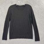 Lululemon  Breeze By Long Sleeve Squard Shirt Black Athletic Athleisure Women's 6 Photo 0