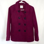 Old Navy Magenta Pea Coat Photo 0
