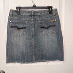 Vertigo Paris  Jeans Beaded Denim Skirt W8 Medium Wash Photo 1