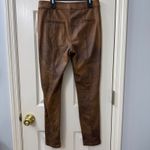 Free People  Brown Faux Leather Leggings Womens Size 27 NWT Photo 3