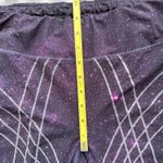Sweaty Betty Galaxy Capri Activewear Leggings in Purple/Silver - Size Medium Photo 16