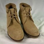 J.Crew Womens Size 7 Tan Macalister Wedge Heel Ankle Bootie Suede Boho Neutral Photo 8