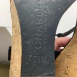 Charles by Charles David  4" Cork Wedge Black Sandal Photo 7