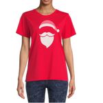 Holiday Time NWT - Christmas Santa T-Shirt. Photo 1