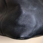 Michael Kors MICHAEL Pebbled Leather Black Beige Straps Shoulder Tote Purse Photo 5