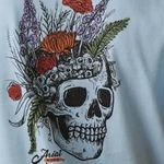 Ariat Women's Rebar CottonStrong Roughneck Graphic T-Shirt size medium blue Photo 14