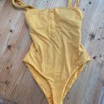 ONIA Yellow One Piece Swimsuit Photo 0