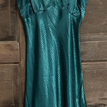Japna  Slip Midi Dress Dark‎ Green Side Slip Size Medium Sexy cocktail Photo 0