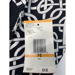 Jones Wear NWT  Laguna Black White Split Neck Tunic Top Petite Small PS Photo 2