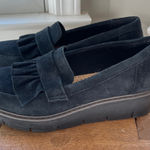 Clarks Women's Airabell Shoes Slip on Loafers 90’s Wedge Suede Shoes Size 8 Photo 0