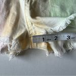 NWT True Gypsy rainbow tie dye Jean shorts in size 3 raw hems Photo 10