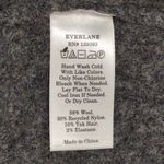 Everlane Cozy Stretch Tank Top Heathered Charcoal Grey Yak Hair Blend Size M New Photo 5