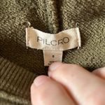 Pilcro Anthropologie  Womens Local Bands Only Crop Sweatshirt Olive Green Small Photo 8