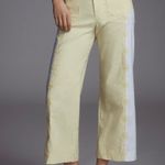 Anthropologie Maeve The Colette Embroidered Crop Wide-Leg Pants, Size 28P Photo 4