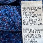 Evan Picone  Soft Knit Full Zip Long Sleeve Cardigan Sweater Vintage Blue Small Photo 4