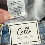 Cello  AUTHENTIC DENIM HIGH RISE SLIM STRAIGHT for narrow hips & slender legs NWT Photo 4