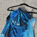 Princess Polly  Blue and Black Mini Dress Size 4 Photo 3
