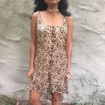 Cheetah print dress, hi low leopard print dress Brown Photo 3
