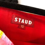 Staud Mini Skirt Striped Rainbow Colorful Cotton Stretch 10 Pink Photo 3