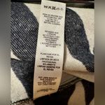 ASOS Southwest Navy & White Open Oversized Cardigan Poncho Sweater Coat Photo 6