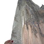 Mac Duggal NEW NWT  Embroidered Bodice One Shoulder Ballgown Champagne Photo 5