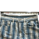 American Eagle ‎ Retro Indigo Stripe High Waist Mom Jean - 6 Photo 5