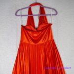 Vintage Taboo dress halter pleated, size‎ L Red Size L Photo 7