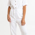 Rhythm . Khaki Green Avery Jumpsuit Photo 8