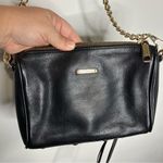 Rebecca Minkoff  black 5 zip leather mini bag crossbody chain 8.5” x 6.5” x 1.75” Photo 5