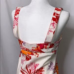 Guess  Juniors Linen Blend Floral Apron Dress Size 7 Juniors Photo 4