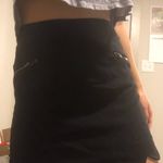 Monteau Black Scalloped Skirt Photo 3