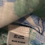 Unique spectrum Coral‎ bay tropical linen blend blouse. Sizec1X Photo 6