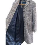 J.Crew Nalya Italian Tweed Button Front Lady Coat Purple Size 2 Photo 10