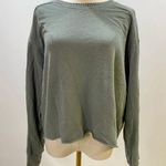 Aerie Green Distressed Crewneck Photo 0
