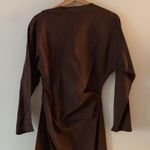 ZARA Rouched midi dress. S Photo 7