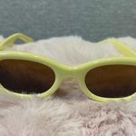 Women's AIRE Sunglasses One Size Yellow Frame Brown Lens Photo 0