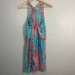 Tori Richard  Finding Tori Darlene coral reef turquoise fia dress size medium Photo 6