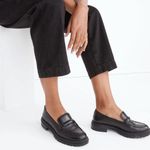 Madewell The Bradley Lugsole Loafer in Leather in True Black, Size 9 Photo 1